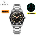 Cronos 37mm PT5000 Vintage Diver Watch L6033