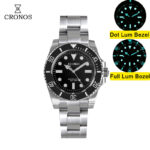 Cronos No Date PT5000 Sub Diver Watch L6005